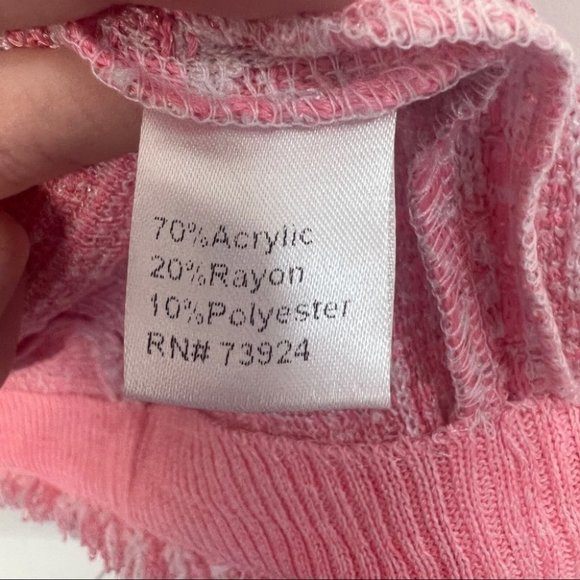 Misook Pink Textured Blazer - Picture 3 of 7